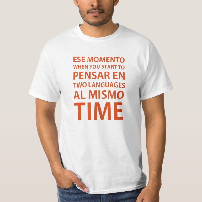 Camiseta Spanglish (ed. barata) (Frente)