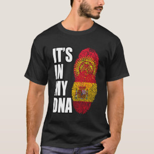 Camiseta Spaniard E Quirguistão Misturam Sinalizador De Her