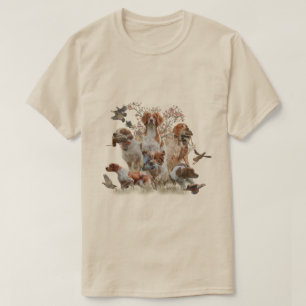Camiseta Spaniel Bretão, Paixão por Pássaros