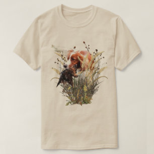 Camiseta Spaniel Bretão, Paixão por Pássaros