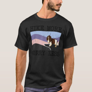 Camiseta Spaniel de Brinquedo Inglês Hike More Worry Less G