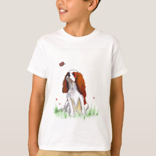 Camiseta Spaniel de rei Charles descuidado CKC