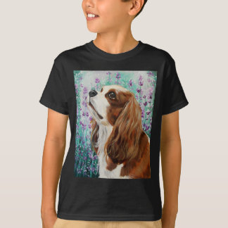 Camiseta Spaniel de rei descuidado Charles de Blenheim