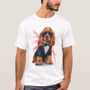 Camiseta Spaniel Espião - Cão Agente Secreto
