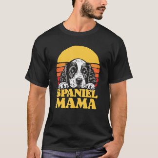 Camiseta Spaniel Mama Cute English Cocker Spaniel Mãe