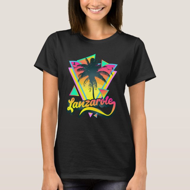 Camiseta Spanis Summer Vacation Ilhas Canárias Lanzarote (Frente)