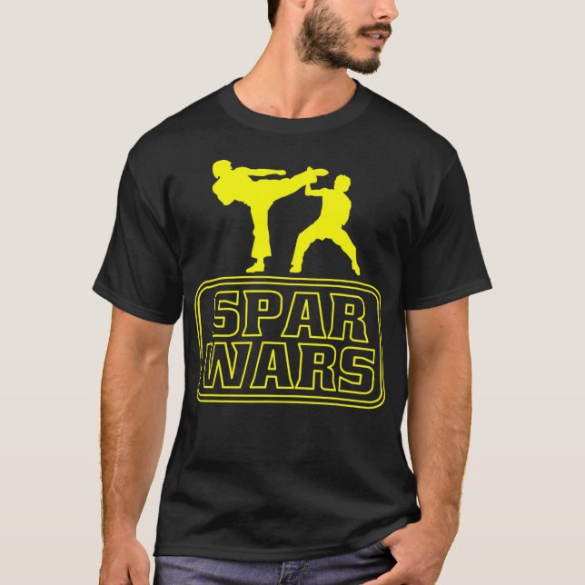 Camiseta Spar Wars Artes Marciais Legal Taekwondo Funny (Frente)
