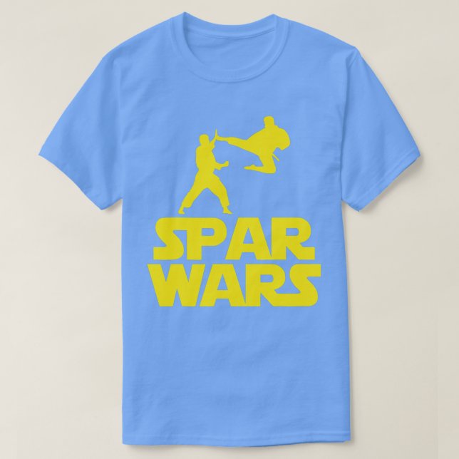 Camiseta Spar Wars Kick Boxando Taekwondo Karate (Frente do Design)