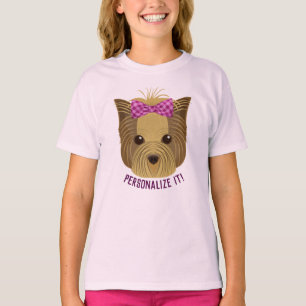 Camiseta Sparkie Yorkshire Terrier Puppy Dog Glitter