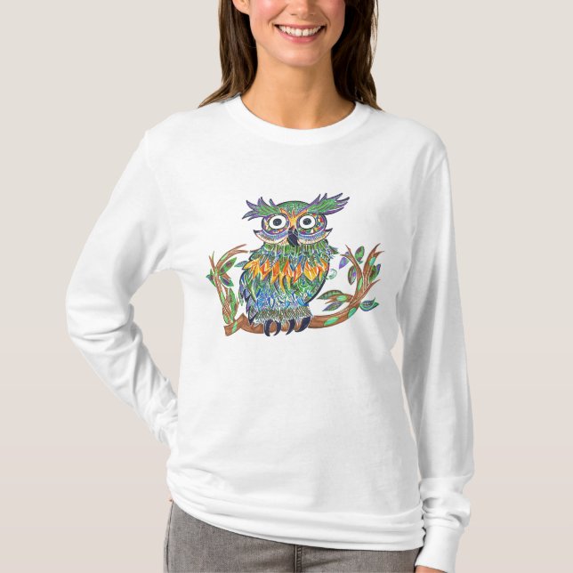 Camiseta Sparkle Owl (Frente)