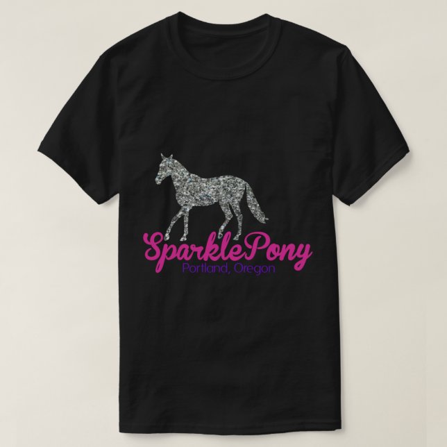Camiseta Sparkle Pony Portlandia Essential T-Shirt (Frente do Design)