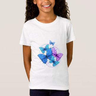 Camiseta Sparkle & Shine: Coleta de T-shirt das raparigas d