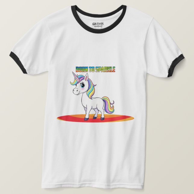 Camiseta Sparkle Squad Leader (Frente do Design)