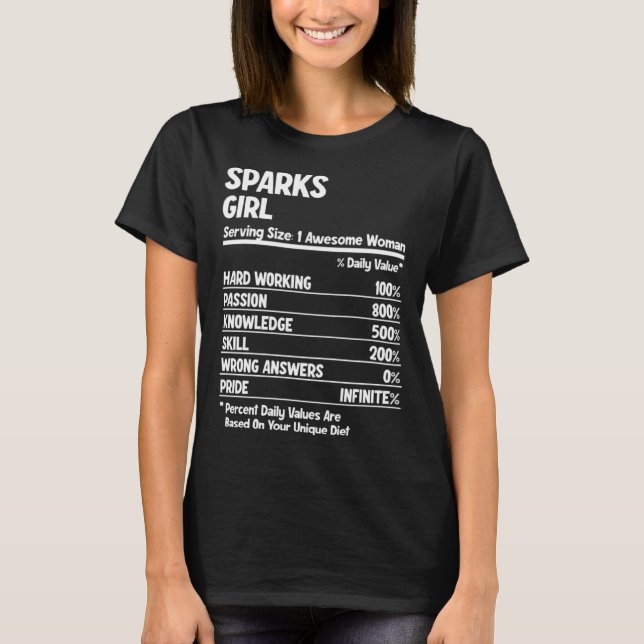 Camiseta Sparks Girl (Frente)