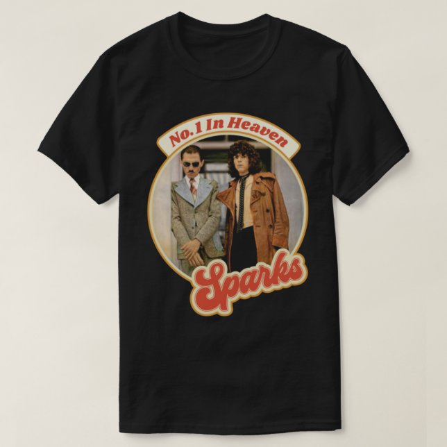 Camiseta Sparks Retro Sparks Banda Heaven Tribute ___ (Frente do Design)