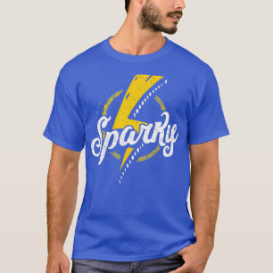 Camiseta Sparky Eleatra Funny Lineman Pai Retro Gifts