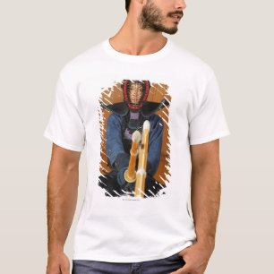 Camiseta Sparring de dois esgrimistas de Kendo