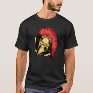 Camiseta Sparta Helmet Warrior Spartacus Spartan Molon