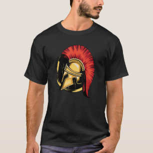 Camiseta Sparta Helmet Warrior Spartacus Spartan Molon