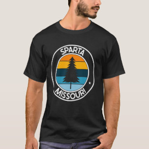 Camiseta Sparta Missouri MO USA City Pride Retro Sunset