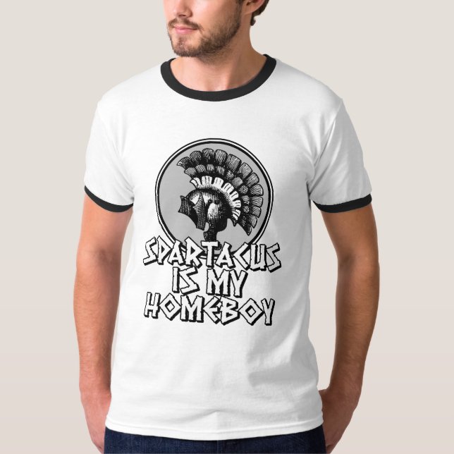 Camiseta Spartacus é meu Ficar em casa (Frente)