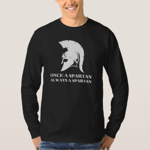 Camiseta Spartan Forte Uma Vez Um Espartano Sempre Um Espar