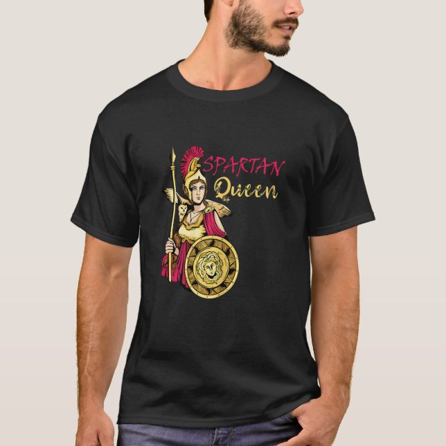 Camiseta Spartan Queen Sparta Warrior Gladier Leo (Frente)