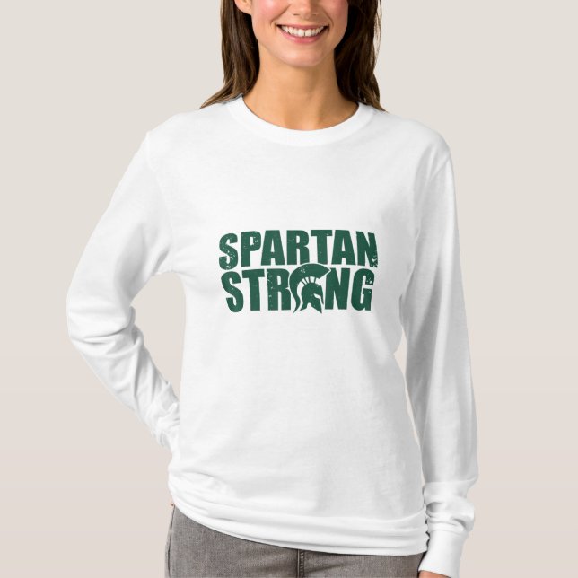Camiseta Spartan Strong, treino de exercícios (Frente)