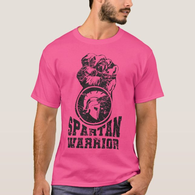 Camiseta Spartan Warrior Vintage (Frente)