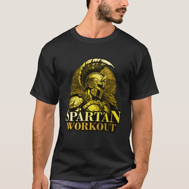 Camiseta Spartan Workout Grego Gladiador Gym Sparta Mytholo (Frente)