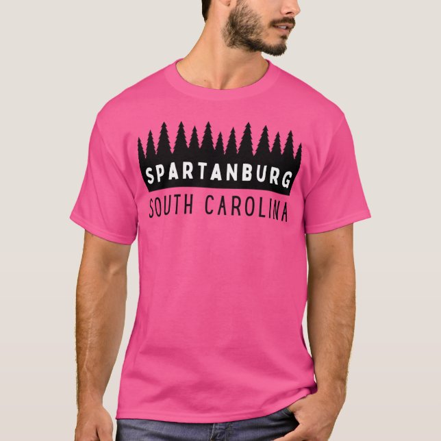 Camiseta Spartanburg Carolina do Sul Sc Tourist Souvenir (Frente)