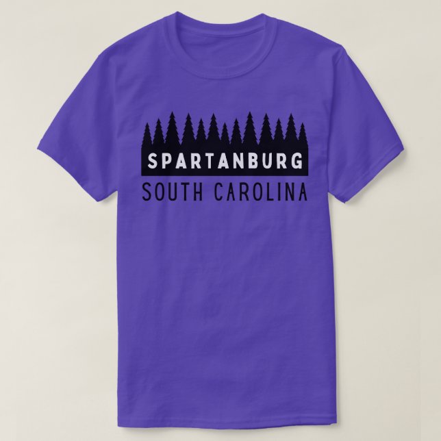 Camiseta Spartanburg South olina SC Tourist Souvenir (Frente do Design)