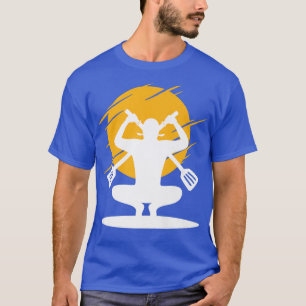 Camiseta Spatula Ninja Samurai Fazendo Burgers Espatula
