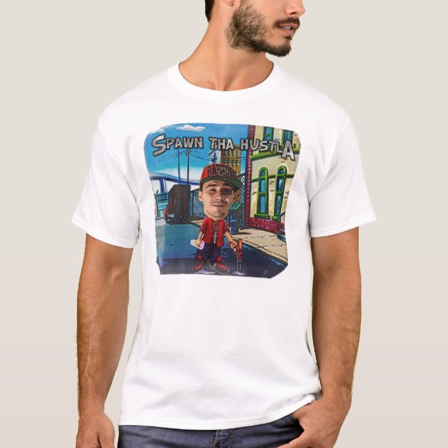 Camiseta Spawn Tha Hustla (BLINGBLING) (Frente)