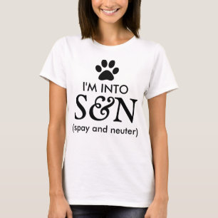 Camiseta Spay e neutralize animais de estimação