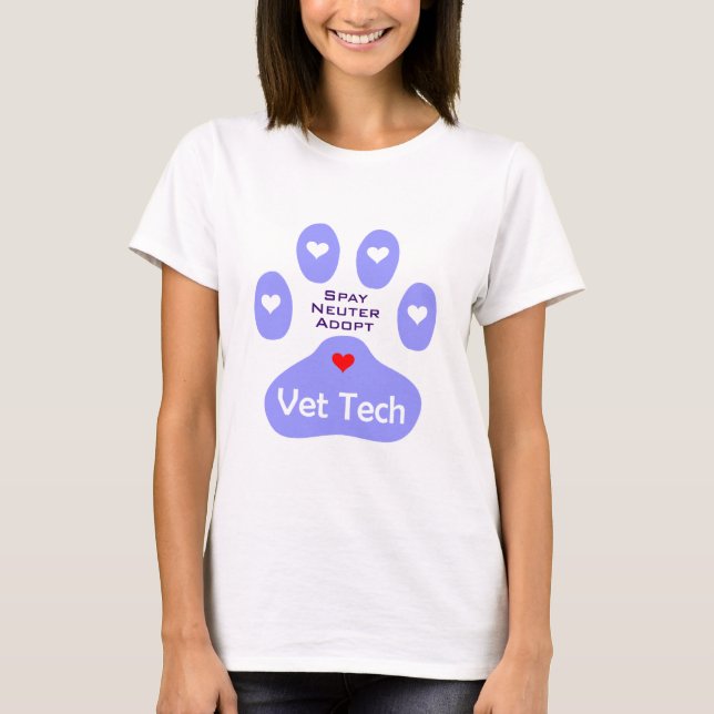 Camiseta Spay, neutralize, adote a tecnologia do (Frente)
