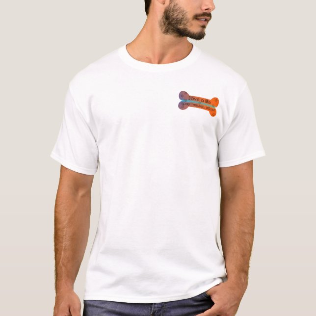 Camiseta spay o neutro adotam (Frente)