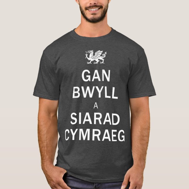 Camiseta Speak Welsh  Keep Calm Language Gift (Frente)