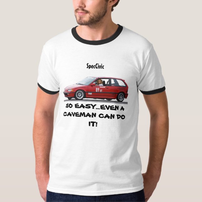 CAMISETA SPECCIVIC, TÃO FÁCIL… MESMO UM HOMEM DE AS (Frente)