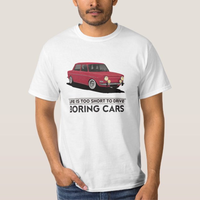 Camiseta Special de Simca 1000 - vida é demasiado curto - (Frente)