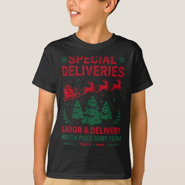 Camiseta Special Deliveries Labor And Delivery Baby Nurse C (Frente)