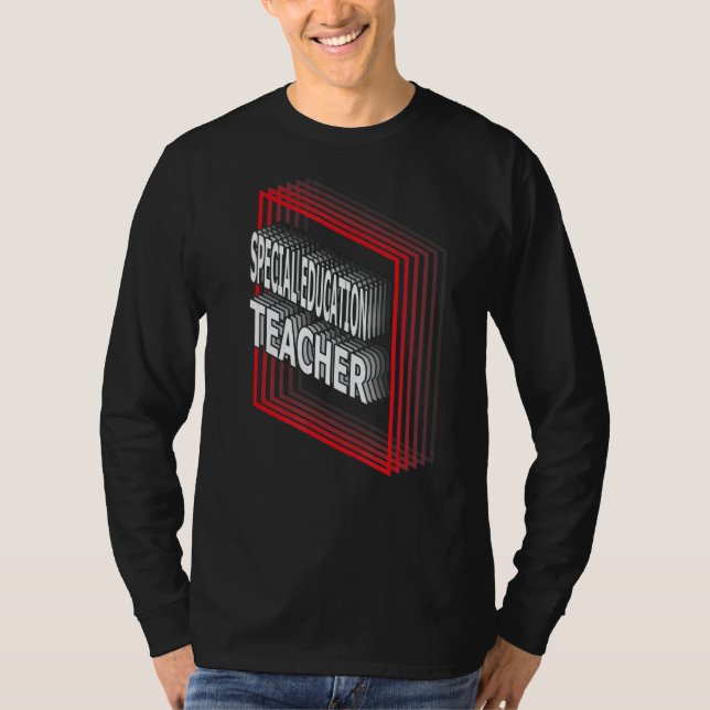 Camiseta Special Education Teacher Job Title Appreciation R (Frente)