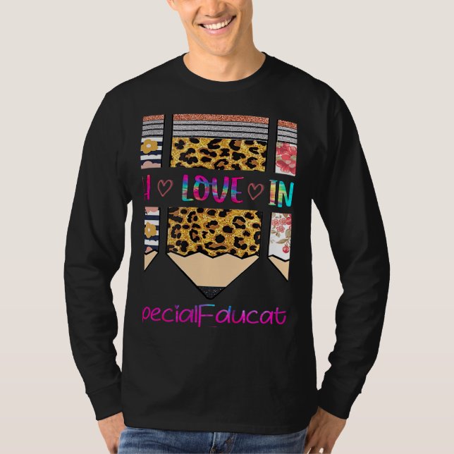 Camiseta Special Education Tie Dye Teach Love Inspire Penci (Frente)