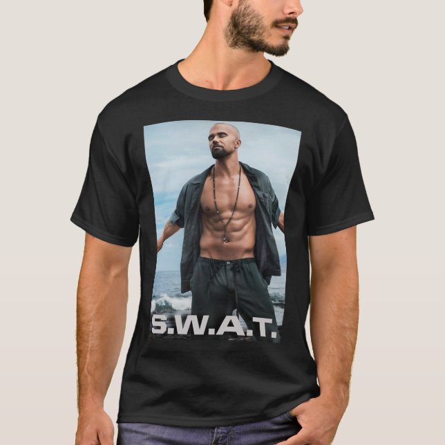 Camiseta Special Present Shemar Moore Gift Movie Fans Class (Frente)