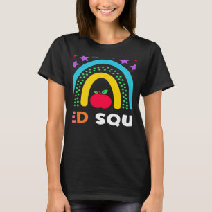 Camiseta Sped Crew Rainbow Professor de Educação Especial C