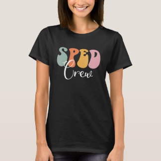 Camiseta Sped Crew Retro Groovy Vintage Happy First Day Of