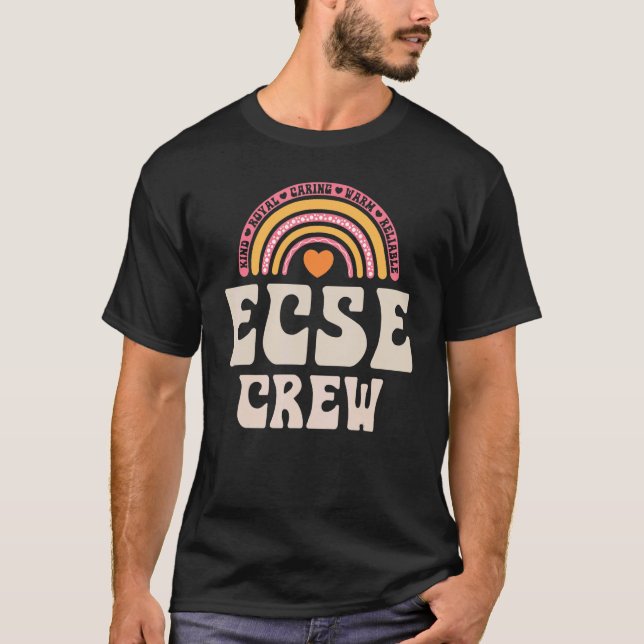 Camiseta SPED Teacher ECSE Crew Early Childhood Special Edu (Frente)