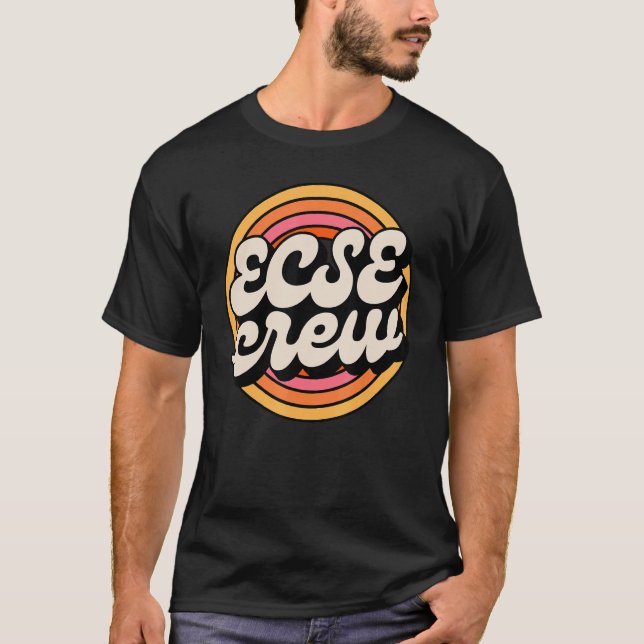 Camiseta SPED Teacher ECSE Crew Early Childhood Special Edu (Frente)