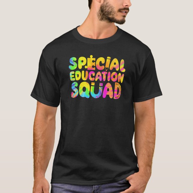 Camiseta SPED Teacher Special Education Squad Women Tie Dye (Frente)