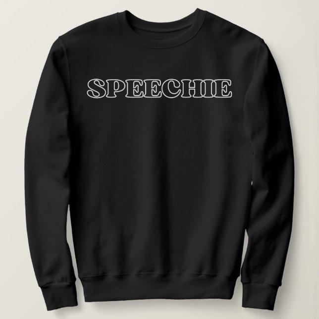 Camiseta SPEECHIE, Presente para Fonoaudiólogo,  (Frente do Design)